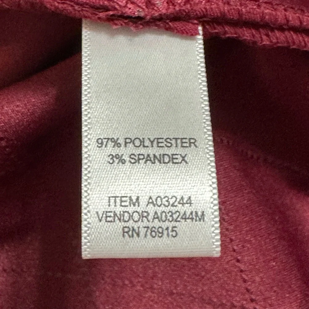 Koret NWOT‎ Burgundy Red Diamond Pattern Skirt A-line Midi Length Side Zip Sz 10